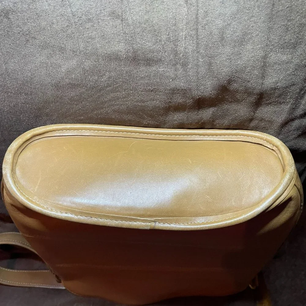 Coach 9083 vintage legacy bucket bag shoulder purse light tan leather brown - Picture 10 of 12